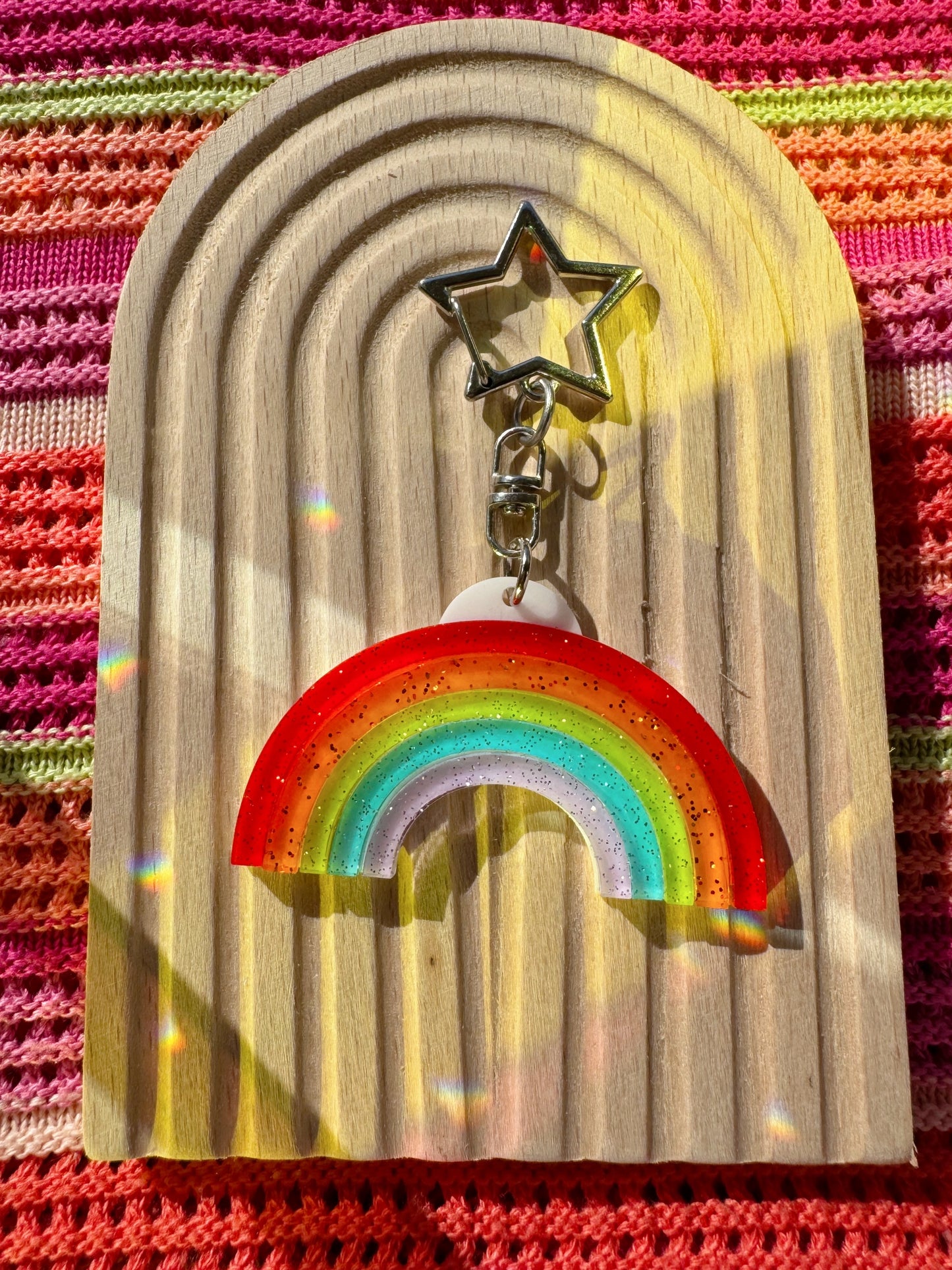 Rainbow Keychain