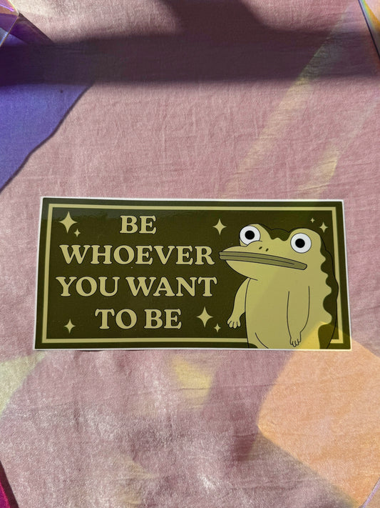 Over the Garden Wall Frog Bumper Sticker