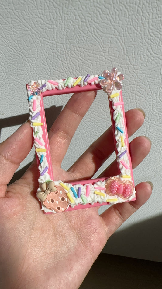 Pink Polaroid Magnet frame