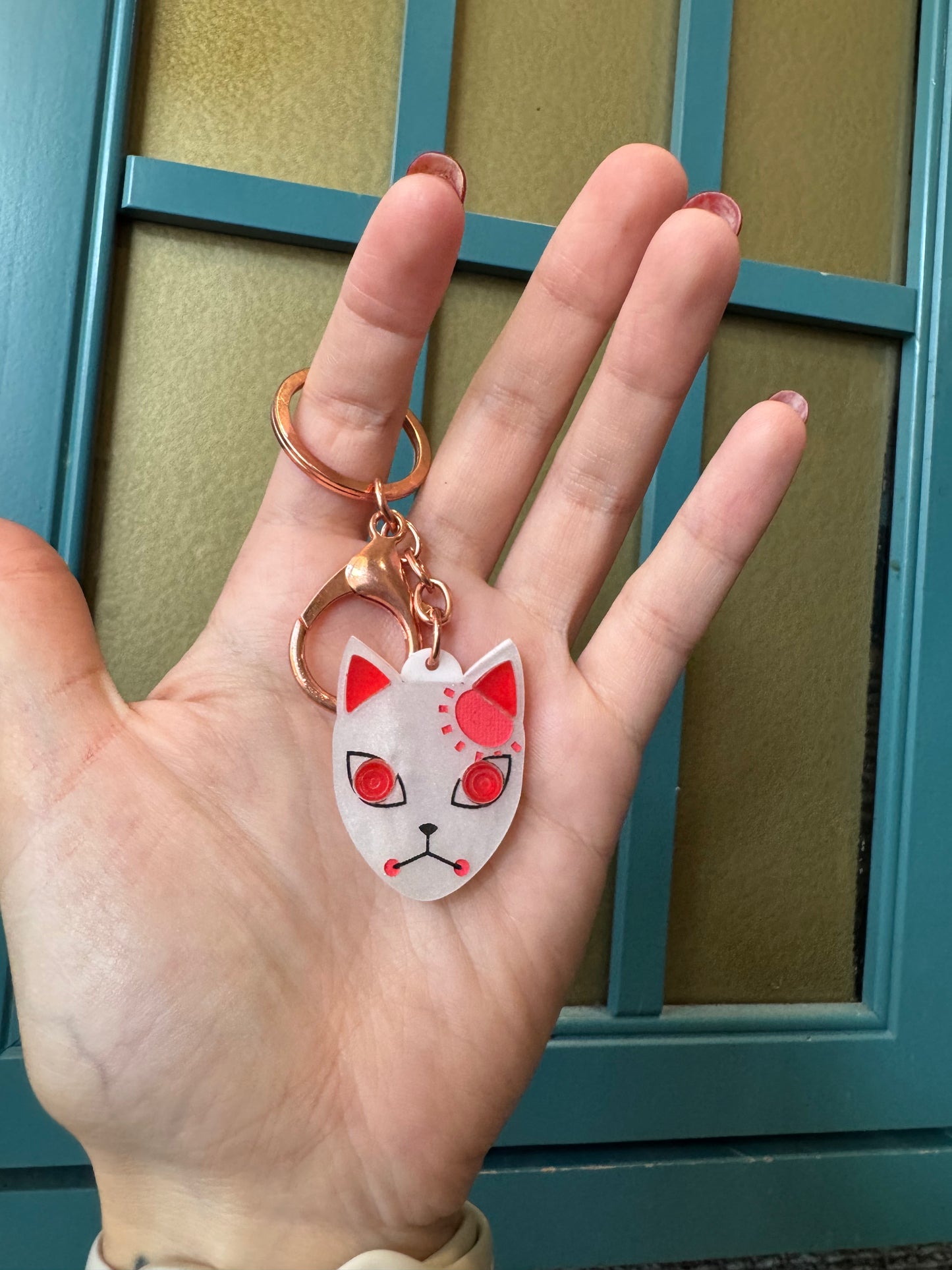 Demon Slayer Mask Keychain