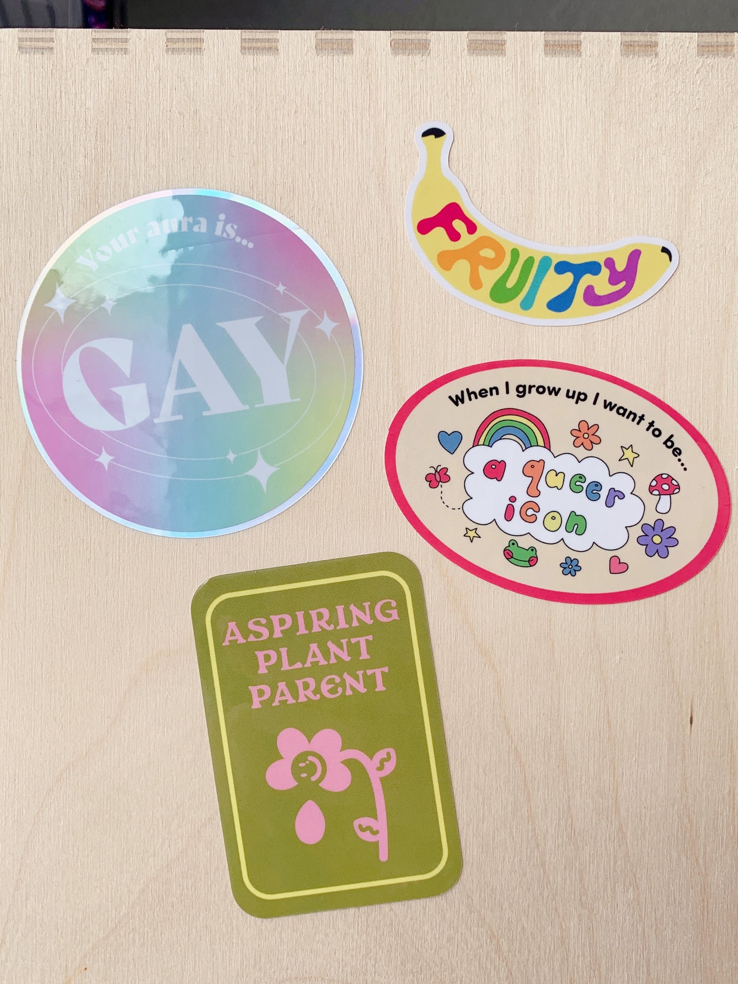 Your Aura is Gay Vinyl Sticker