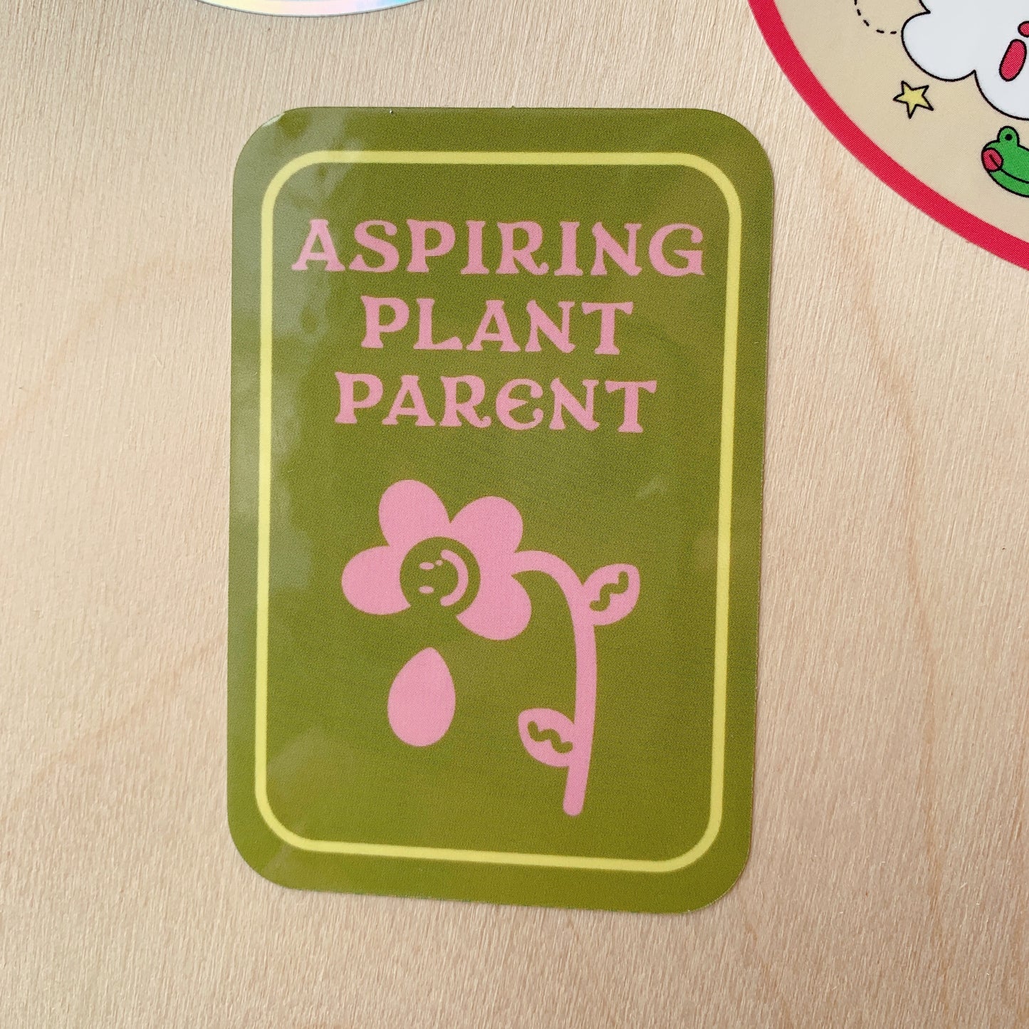 Aspiring Plant Parent Vinyl Sticker